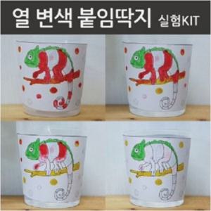 과학키트 열변색 붙임딱지 실험kit 5인용