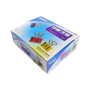 화신 더블 크립 칼라 중 25mm 50개입 집게 미니집게 핀집게 미니클립 사무용클립 사무클립 악어클립