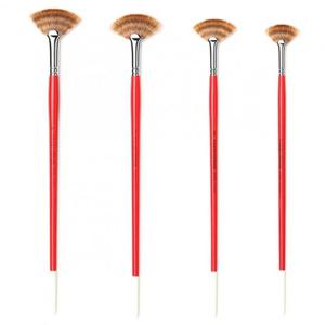 화홍 팬붓 220F 4호 미술붓 유화붓 화방붓 화방도구 부채꼴붓 부채모양붓 미술도구붓 펜붓 미술펜붓 미술도