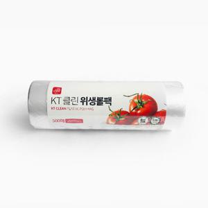 KT크린 위생 롤백 소 25x35 500매 위생백 비닐백 롤팩 위생팩 가정용비닐백 가정용위생백 다용도비닐 소지