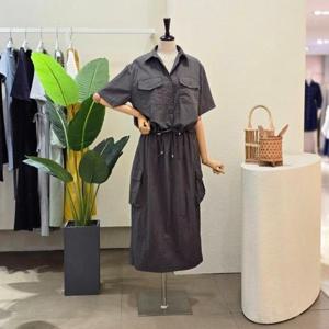 [포커스]FM5C9ST5131_스트링 셔츠 포켓 스커트 셋업