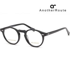 [룩플러스]어나더루트 안경테 GW0001F 807 블랙 원형 수제 뿔테