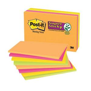3M 포스트잇 강한점착용 6445SSP 미팅노트 무지 45매 포스트잇 메모지 점착메모지 접착메모지 노트 수첩 플