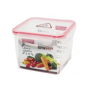 혜성 참 좋은 밀폐 정사각 2000ml 밀폐용기 플라스틱용기 진공밀폐용기 다용도밀폐용기 반창통