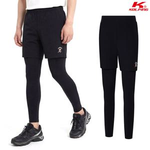 콜핑 남성 여름 하이쿨 등산 긴기장 레깅스 내장 반바지 KSC986SP0M