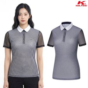 콜핑 여성 하이쿨 메쉬 등산 반팔 카리 티셔츠 KSC484ST4W