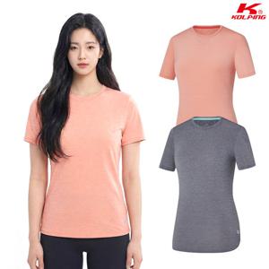 콜핑 여성 아이스본 냉감 옆트임 등산 반팔 라운드 티셔츠 KSC484ST8W