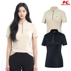 콜핑 여성 아이스본 소프트터치 등산 반팔 반집업 티셔츠 KSC485TT7W