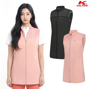 콜핑 여성 여름 나일론 메쉬 스트레치 등산 롱 조끼 KSC710QV5W