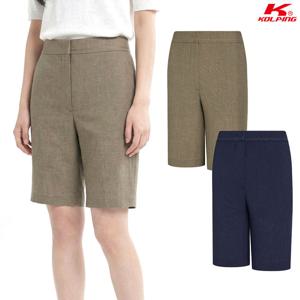 콜핑 여성 여름 린넨 뒷밴딩 등산 반바지 KSC988TP2W