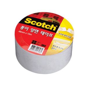3M 종이양면테이프 4810 48mmX10m 3인치 2개 종이테이프 양면테잎 양면접착테이프 접착테이프 양면테이프