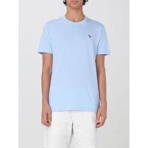 폴 스미스 슬림핏 코튼 티셔츠 M2R010RKZEBRA4 1E Blue