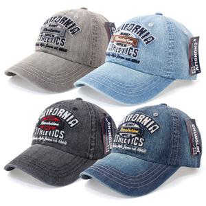 [디꾸보][디꾸보]영문 레터링 데님 워싱 볼캡 야구모자 K-CR342R