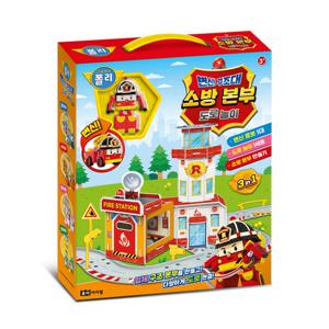 로보카폴리 변신 구조대 도로놀이 소방본부