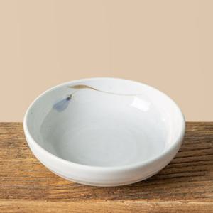 이천도자기 청꽃고백자 원찬기 3호 13.8cm 그릇 식기 원형찬기 원현반찬기 한정식그릇 한정식식기 한식차림