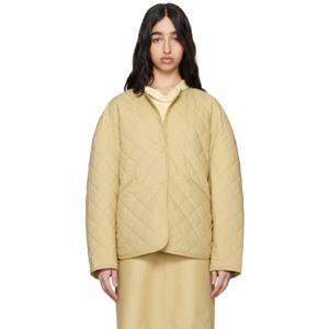 토템 재킷 베이지 퀼팅 재킷 251771F060000