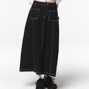 [오프로드]여성 데님 롱 스커트 _5L42632