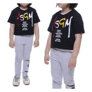 [MSGM]20SS MSGM 로고 프린트 반팔 티셔츠 (022058_110_20S)