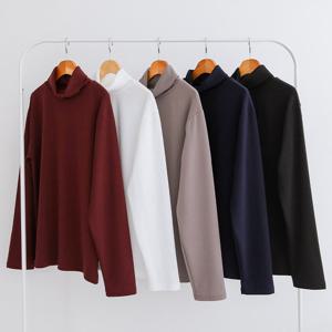 [리빌모아]남자 데니안 베이직 목폴라 긴팔 티셔츠 5C5-TSA-Q104