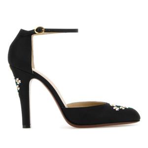 발렌티노 블랙 패브릭 하이 돌리 펌프스 7W2S0MI2ZBN 0NO