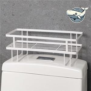 변기위수납선반 무타공 수납선반 욕실 정리대 철제 변기 위