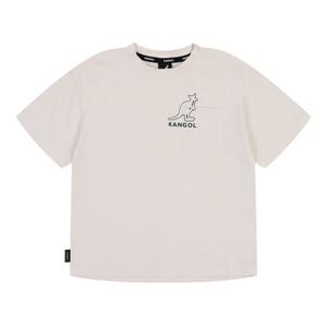 로고 그래픽 오버핏 숏 슬리브 티셔츠 RC 0207 화이트