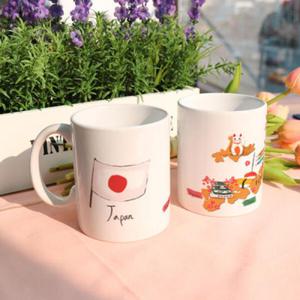 아트박스/꾸밈 cg968-디자인머그컵2p-일본여행