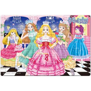 아트박스/퍼즐사랑 49 64 랜덤조각 판퍼즐 - 공주의 파티