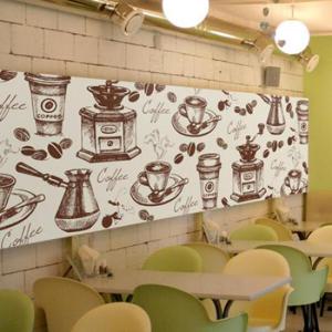 아트박스/꾸밈 am092-빈티지커피_불투명유리시트지