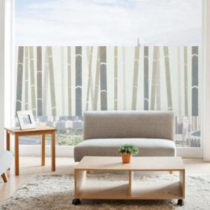 아트박스/꾸밈 fh289-무채색빛대나무숲_불투명유리시트지