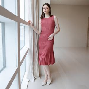 [요이츠]피아노 플리츠 프릴 슬리브리스 원피스_YJ05WQPOP04_CO1