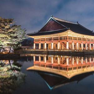 풍경퍼즐 500조각 직소퍼즐 - 경복궁 경회루의 야경 취미퍼즐