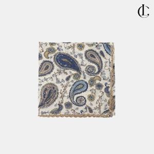 엘케이트 여성 페이즐리 손수건 커치 두건 코튼 거즈 등산 땀 목수건 LDR191