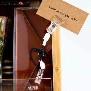 아트사인 쇼클립3949 집게소 집게중 전선줄/메모꽂이/알림판/안내판/가격표/알림판/POP집게/POP클립