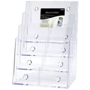 A4 꽂이 4단/225X27(F4004) 사무용품 POP꽂이 표지판 4단 225X27 F4004 POP꽂이A4 POP매대