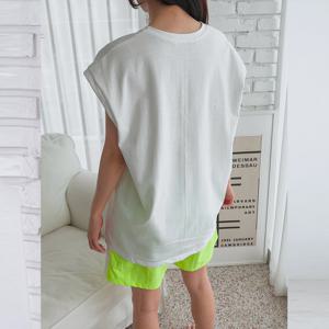 [리빌모아]남여공용 여름 플로우 박시 나시 티셔츠 5C-TS5-Q032-