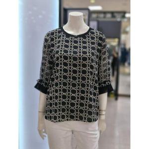 화이트호스 세이브존05 쉬폰 나염 블라우스 A252244