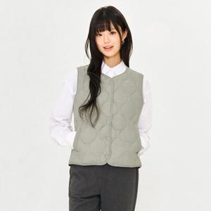 여성 라이트 다운 퀼팅 베스트-EFZG7351C0V