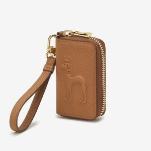 [헤지스ACC]HIHO1E255W2_[21SS] 브라운 퍼피배색 소가죽 키홀더