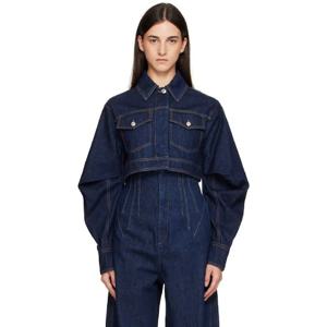 26 SS 티맥스 여성 블루 서 데님 재킷 252301F060001