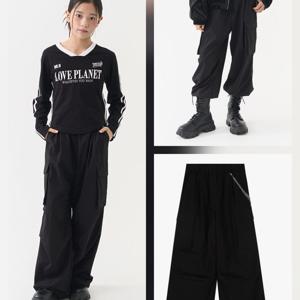 [더데이걸]더힙한 체인 스티치 파라슈트 TGTA25S05