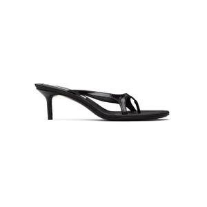 아크네 샌들 블랙 비벌리 키튼 럭스 미드썸머 힐 샌들 252129F122002