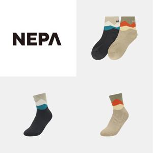 [네파]공용 오르고 에어로쿨 단목 양말 (2족세트)_7LC8318_BP