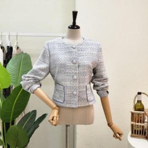 [포커스]  FS3A7JK01095_포켓 포인트 라운드 트위드 자켓