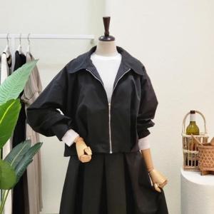 [포커스]  FF3H7JP00092_핀턱 포인트 카라넥 점퍼