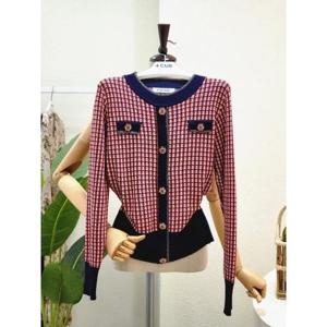 [포커스][대구백화점SG]  FF2H9KT5029_트위드 보석 꽃단추 라운