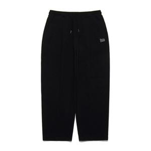 [LEE]LEE 트위치 로고 원턱 스웻 팬츠 블랙 LE2503PT23BK