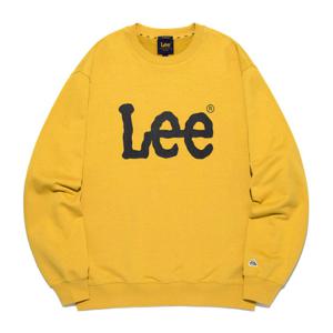 [LEE]LEE 빅 트위치 로고 맨투맨 골드 LE2503CR01GD