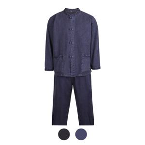 [파파브로]천연염색 한복 상하의 세트 SS-HBA-M4