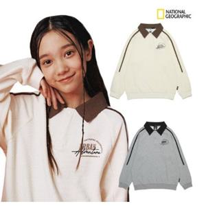 [내셔널지오그래픽키즈] 카라 맨투맨 K253USW050